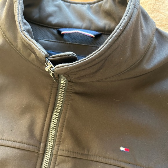 Men’s Tommy Hilfiger Soft Shell Classic Zip Front Jacket (Large) - Picture 2 of 6